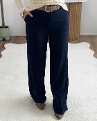 Pantalon à pince marine