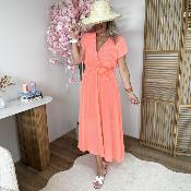 Robe Michele saumon
