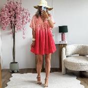 Robe Chloe corail