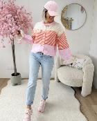 Gilet Eleonore corail