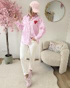 Chemise Brenda rose
