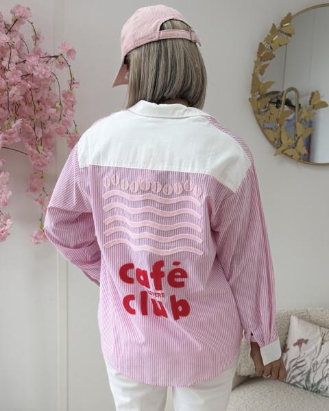 Chemise lovers club rose