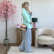 Sac Saliha jaune rose violet
