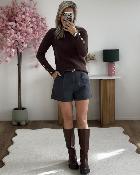 Short Cleo gris