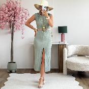 Robe Diane kaki (du 34 au 38)