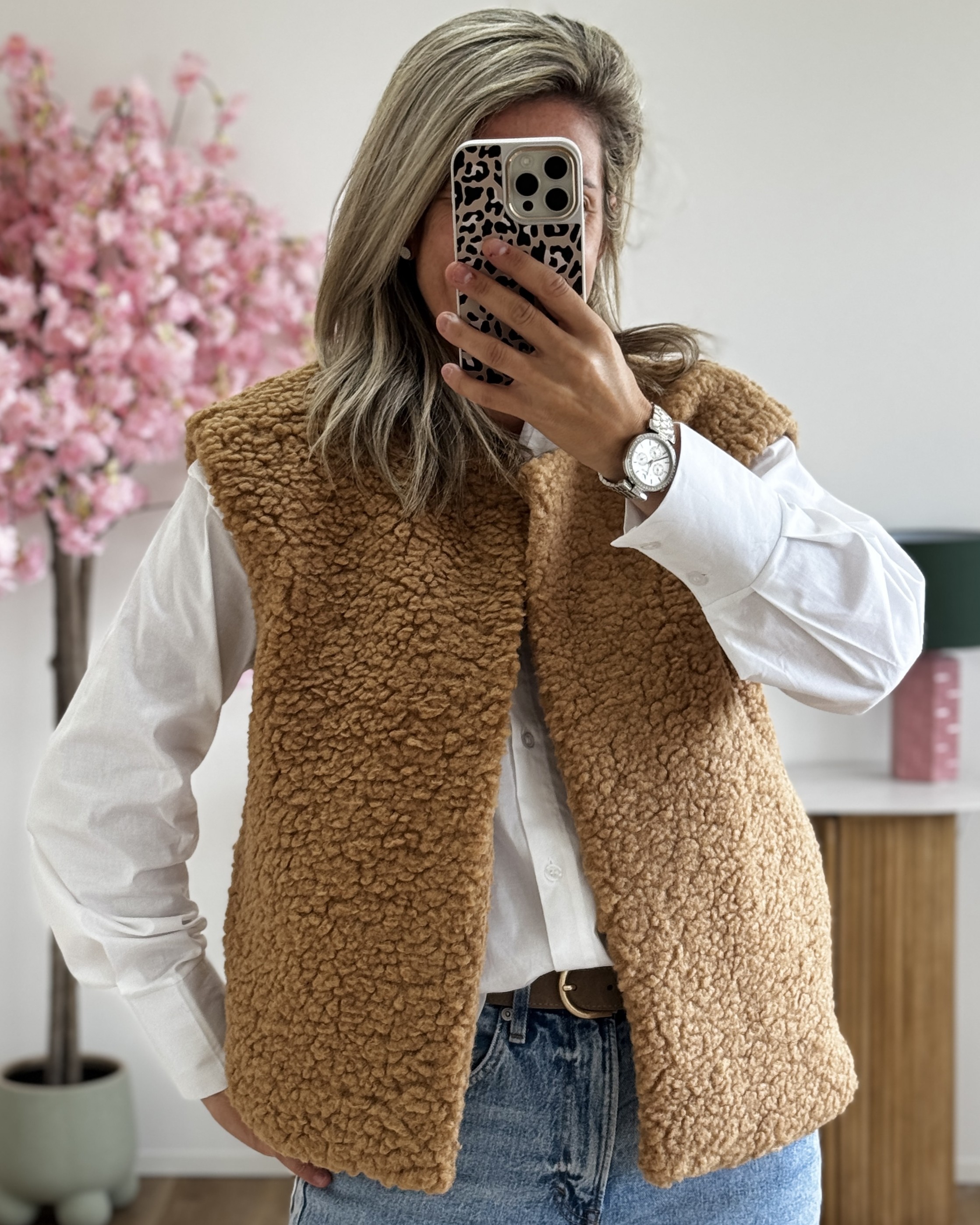Gilet Lola camel