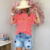 Tee shirt Sullivan corail fluo