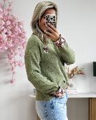 Pull Samia vert