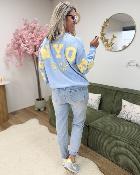 Pull Donna ciel jaune