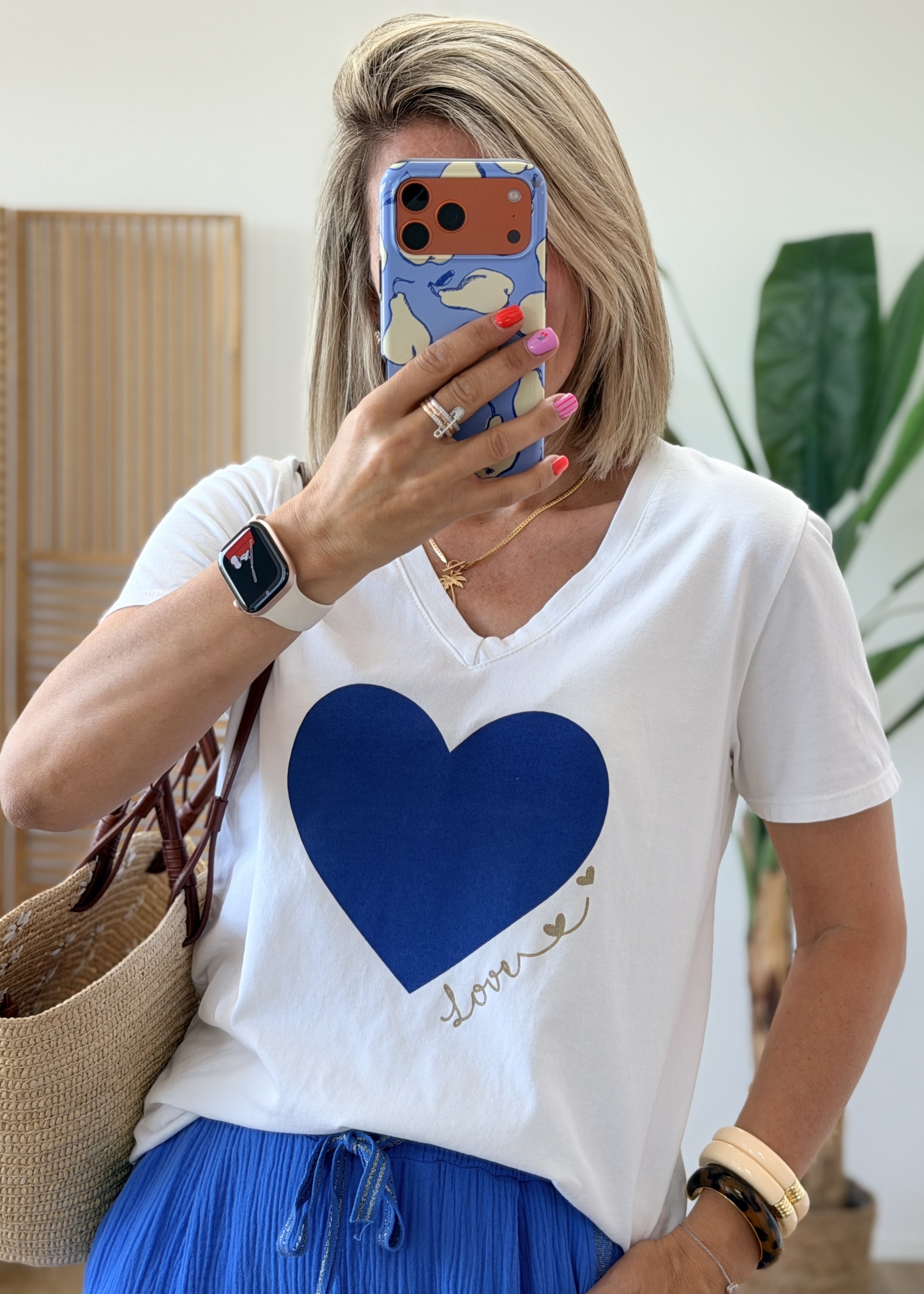 Tee shirt Indira bleu roi