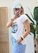 Tee shirt Van fleuri