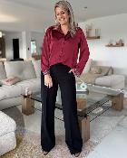 Chemise Perrine bordeaux