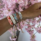 Bracelet B1 turquoise rose vert