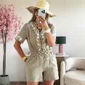 Combi short Lola kaki