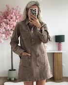 Robe Brenda chocolat