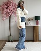 Gilet veste jeans long