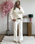 Pull Alba blanc