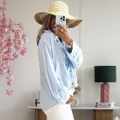 Blouse Amaya bleue
