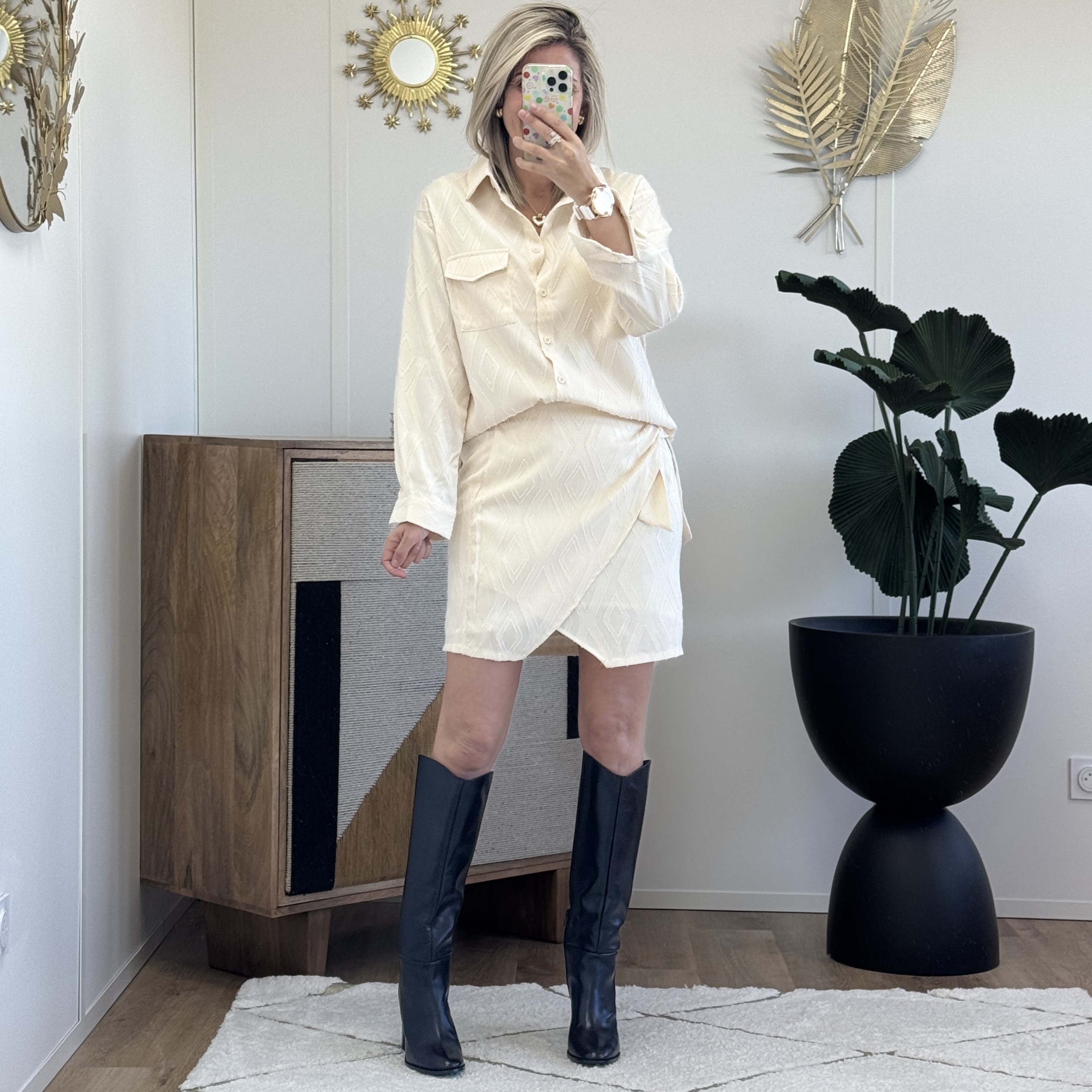 Jupe Vanessa beige