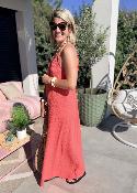 Robe Amel corail