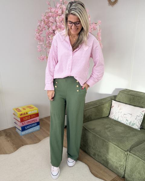 Pantalon Amelie kaki