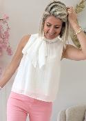 Blouse Samia blanche