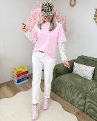 Tee shirt Danaé rose