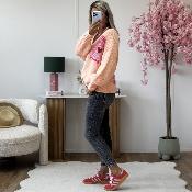 Gilet Soleil saumon