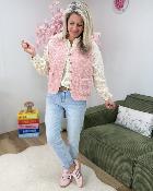 Gilet Audrey rose