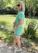 Combi short Lena verte
