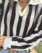 Pull Jackie bleu choco