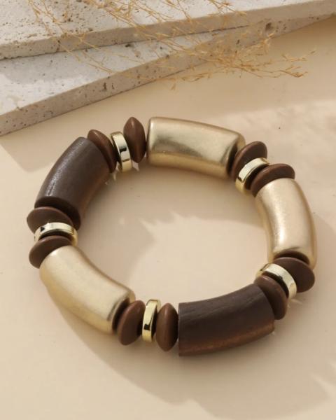 Bracelet Abby marron clair