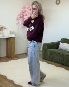 Pull amour is french bordeaux