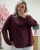 Pull Hannah bordeaux