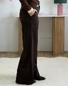 Pantalon glitter marron