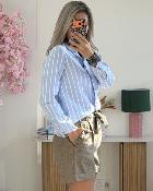 Chemise Gwladys bleue