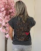 Tee shirt Amor gris