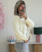Gilet Heloise ecru