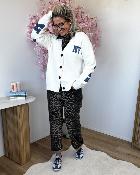 Combi leopard en jeans