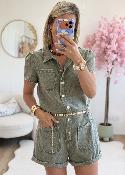 Combi short Lena kaki