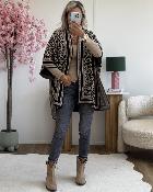 Gilet poncho leo