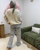 Pull Adelie ecru rose