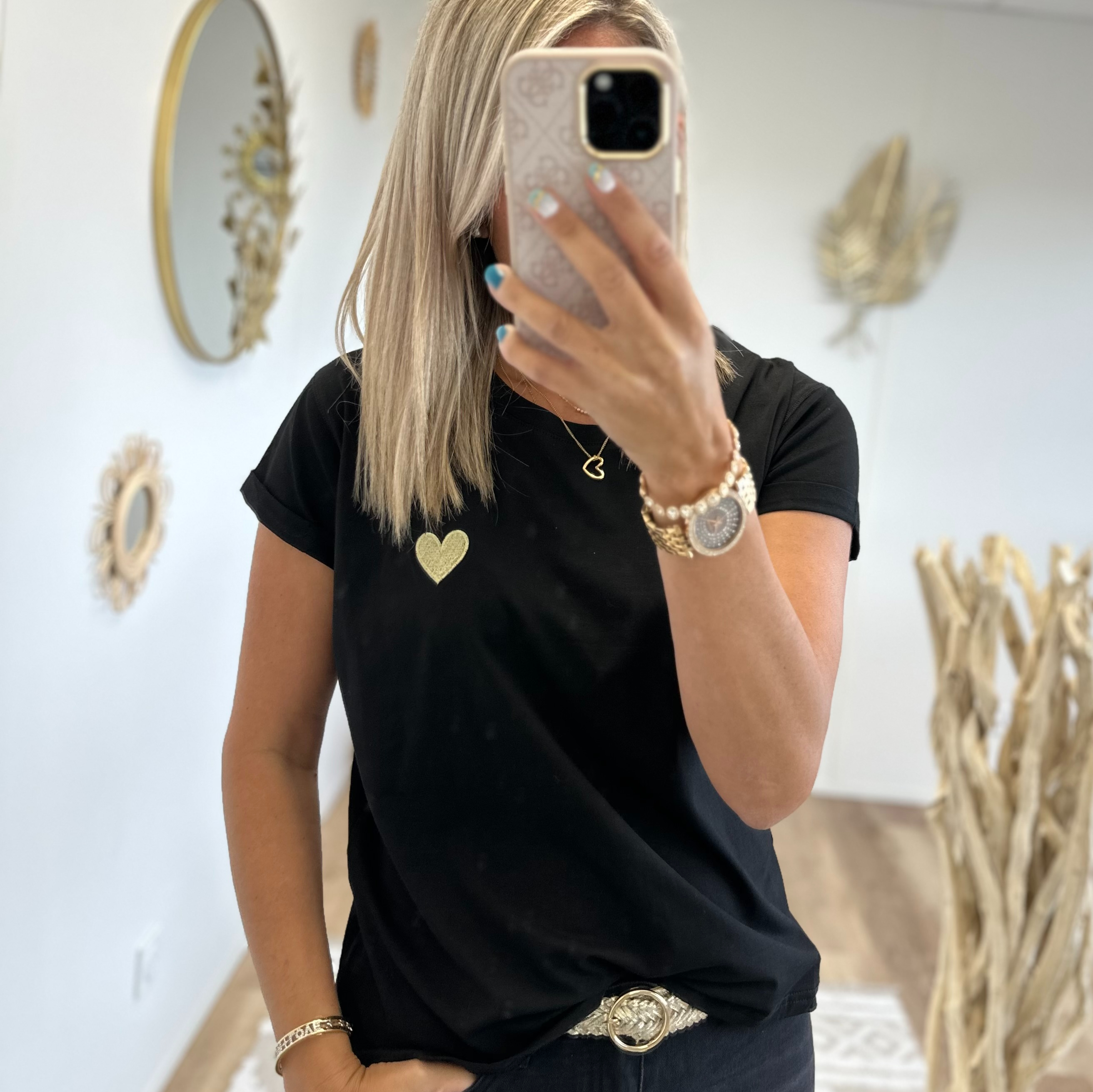 Tee shirt Eva noir