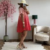 Robe Chloe corail