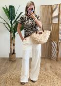 Pantalon Greta blanc