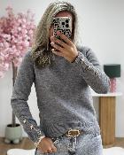 Pull Leon gris