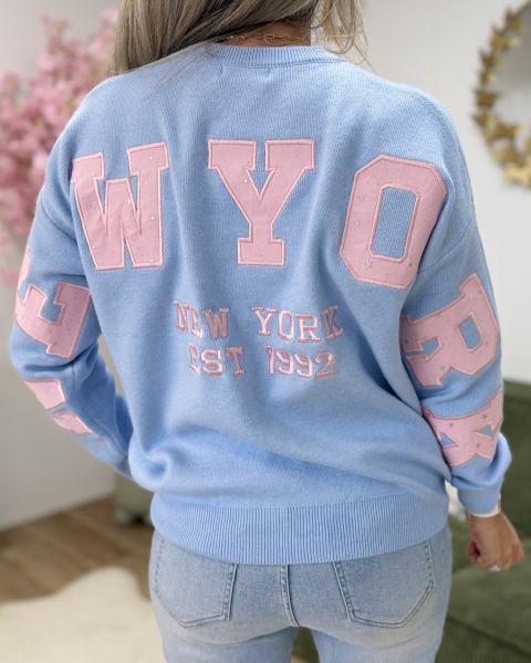 Pull Donna ciel rose