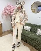 Gilet veste Athenais beige