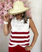 Pull Livia rouge