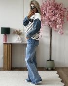 Pull NY blanc